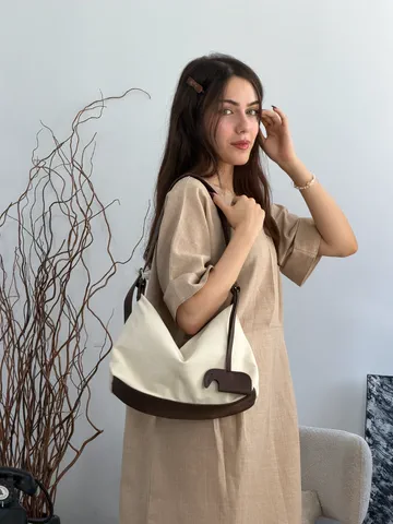 کیف دخترانه کتان شیما — تصویر ۳ محصول